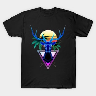 Synthwave Deer T-Shirt